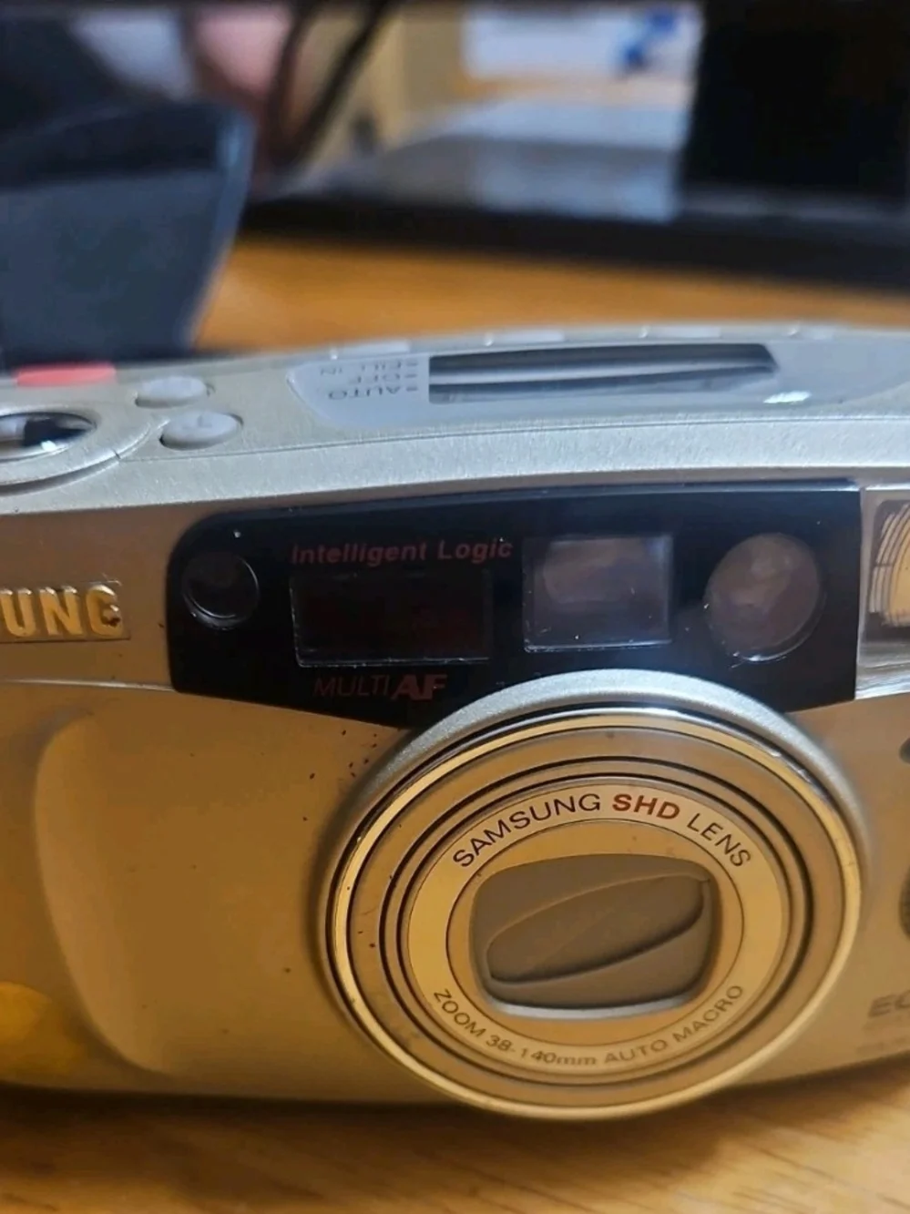 Samsung Silver Point-and-Shoot Digital Camera with SHD Lens